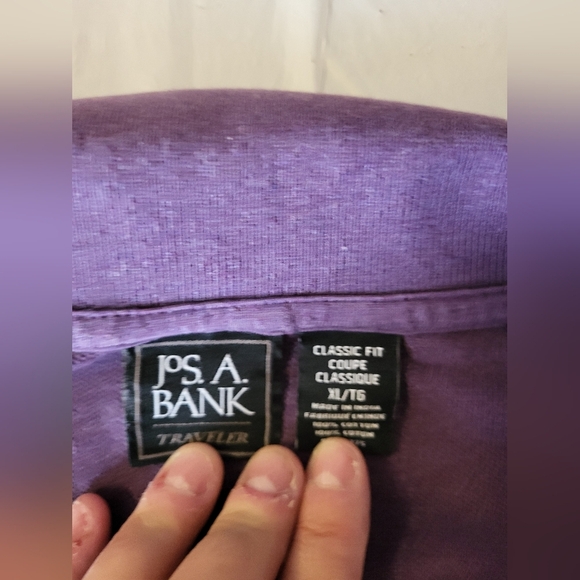 Jos. A. Bank Lavender Polo Shirt, Size XL - Picture 3 of 4